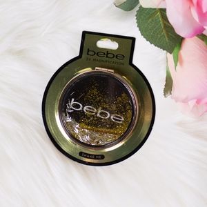 bebe Gold Glitter  Compact Mirror
